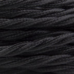 Seta NERO - Trecciato