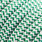 Seta ZIG ZAG verde - Tondo